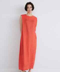 INED / イネド ミニ丈・ひざ丈ワンピース | リネンIラインワンピース　　