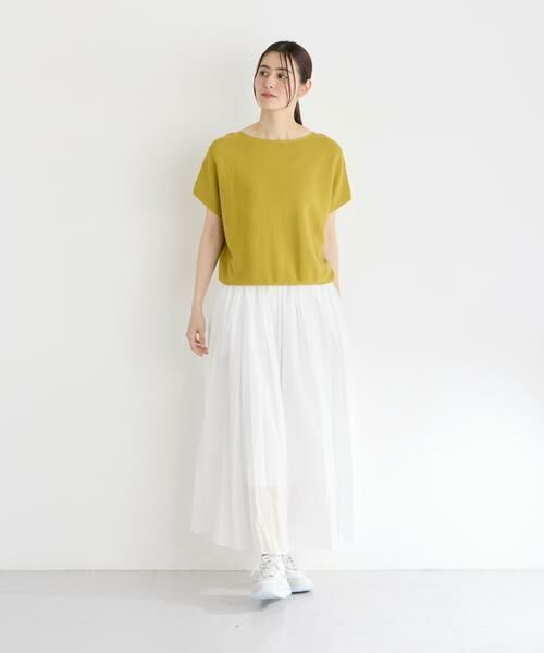 INED / イネド ミニ・ひざ丈スカート | 《大きいサイズ》ローンギャザーロングスカート | 詳細10