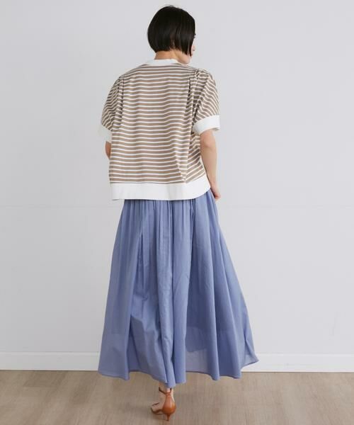 INED / イネド ミニ・ひざ丈スカート | 《大きいサイズ》ローンギャザーロングスカート | 詳細4
