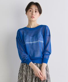 《INED CLARO》2WAYメッシュカーディガン