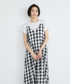 INED / イネド ミニ丈・ひざ丈ワンピース | 《大きいサイズ》2WAYキャミソールワンピース