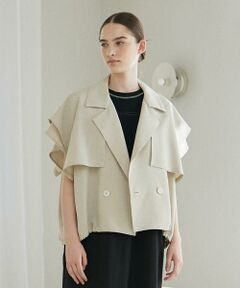 INED / イネド その他アウター | 《INED CLARO》リネンライクドライクロスベスト