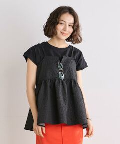 INED / イネド Tシャツ | 《INED CLARO》こなれフレンチカットソー