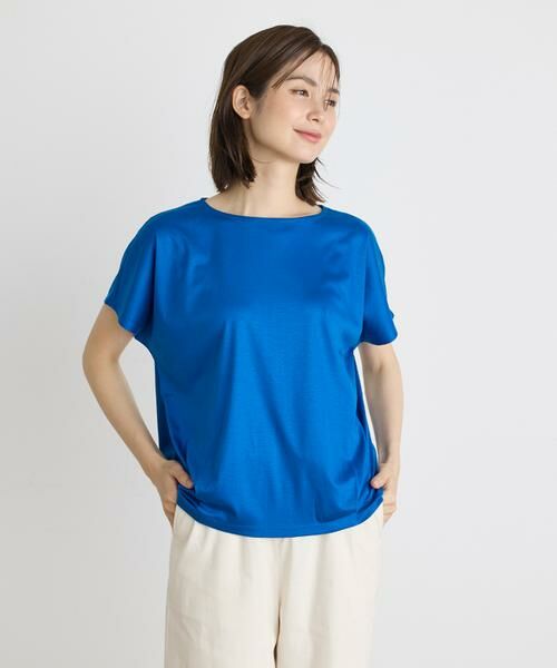 INED / イネド Tシャツ | 《大きいサイズ》コットンリヨセルタックTシャツ | 詳細11