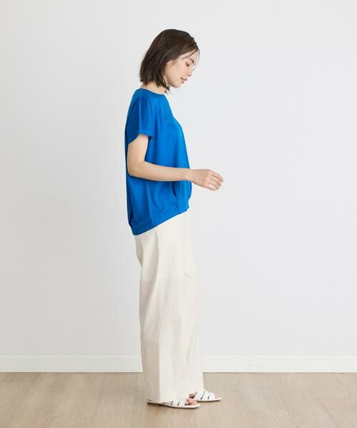 INED / イネド Tシャツ | 《大きいサイズ》コットンリヨセルタックTシャツ | 詳細4