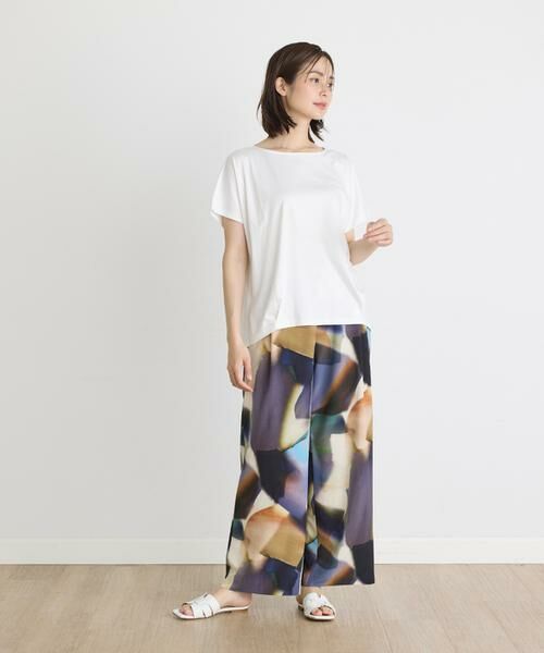 INED / イネド Tシャツ | 《大きいサイズ》コットンリヨセルタックTシャツ | 詳細5