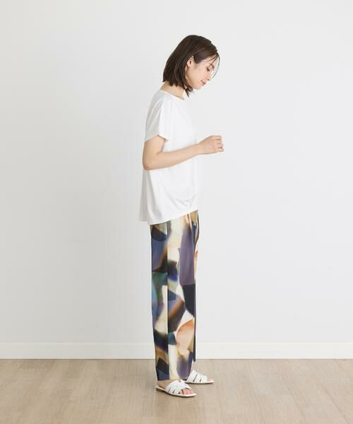 INED / イネド Tシャツ | 《大きいサイズ》コットンリヨセルタックTシャツ | 詳細7