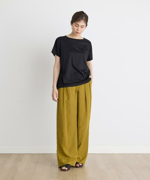 INED / イネド Tシャツ | 《大きいサイズ》コットンリヨセルタックTシャツ | 詳細8