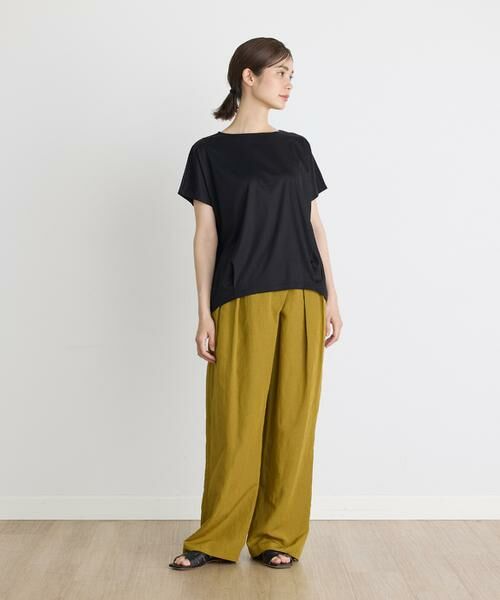 INED / イネド Tシャツ | 《大きいサイズ》コットンリヨセルタックTシャツ | 詳細9