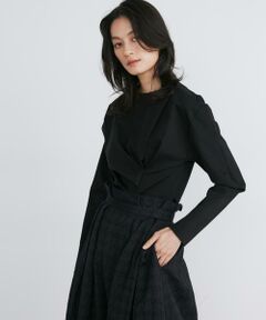 アシンメトリーデザインカットソー《la veille by SUPERIOR CLOSET》