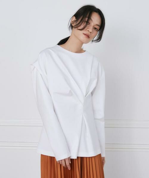 INED / イネド Tシャツ | アシンメトリーデザインカットソー《la veille by SUPERIOR CLOSET》 | 詳細11