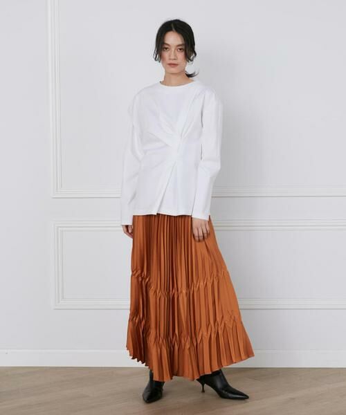 INED / イネド Tシャツ | アシンメトリーデザインカットソー《la veille by SUPERIOR CLOSET》 | 詳細12