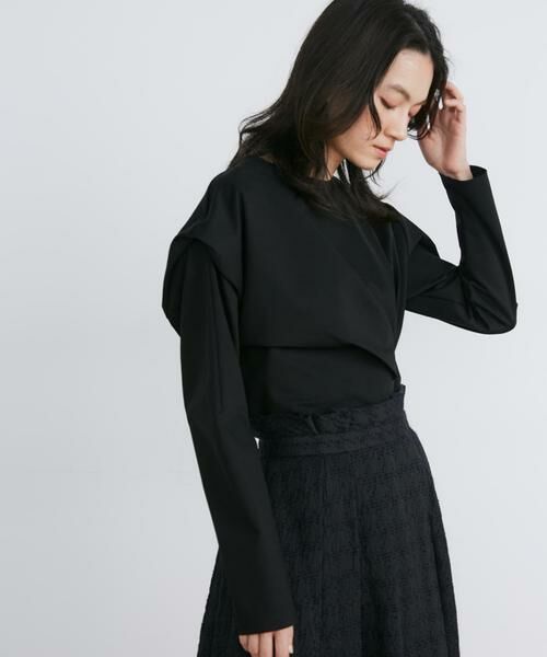 INED / イネド Tシャツ | アシンメトリーデザインカットソー《la veille by SUPERIOR CLOSET》 | 詳細19