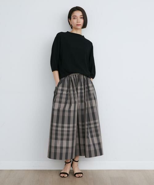 INED / イネド ロング・マキシ丈スカート | タックギャザースカート | 詳細5