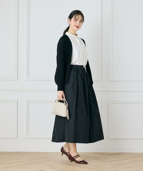 INED / イネド カーディガン・ボレロ | 《大きいサイズ》鹿の子編み着流しホールガーメントカーディガン《Cuoo》 | 詳細20