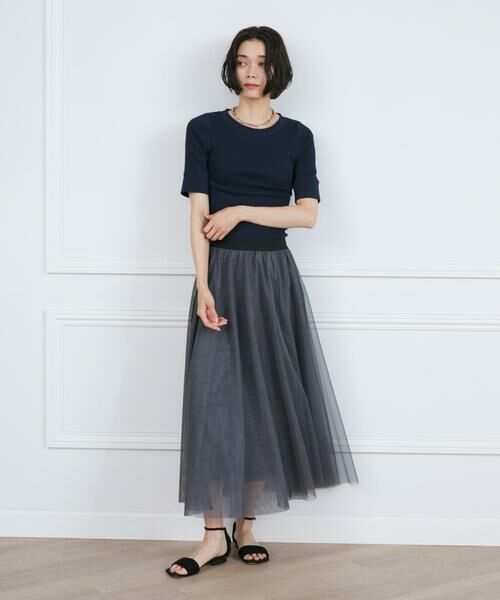 INED / イネド Tシャツ | GIZAコットンストレッチリブカットソー | 詳細2