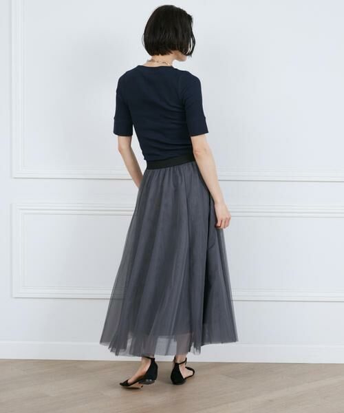 INED / イネド Tシャツ | GIZAコットンストレッチリブカットソー | 詳細3