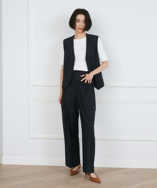 INED / イネド ベスト | 2WAYストレッチテーラードベスト | 詳細10