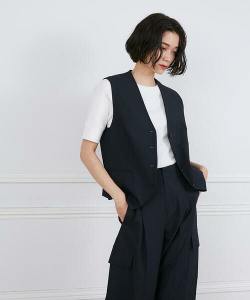 INED / イネド ベスト | 2WAYストレッチテーラードベスト | 詳細12