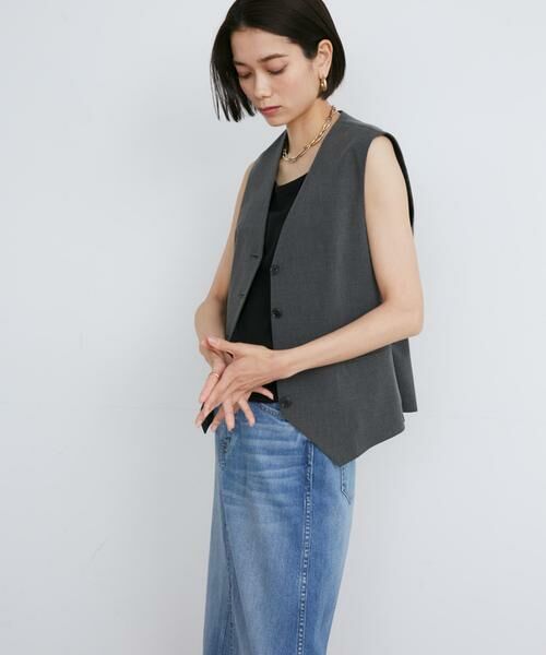 INED / イネド ベスト | 2WAYストレッチテーラードベスト | 詳細14
