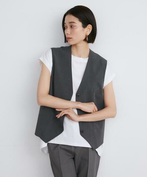 INED / イネド ベスト | 2WAYストレッチテーラードベスト | 詳細15