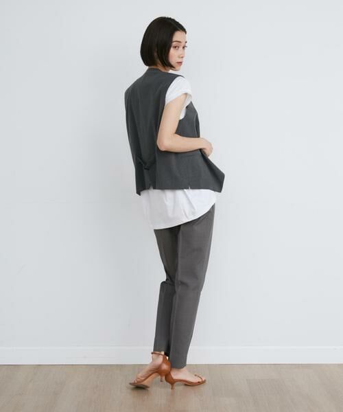 INED / イネド ベスト | 2WAYストレッチテーラードベスト | 詳細5