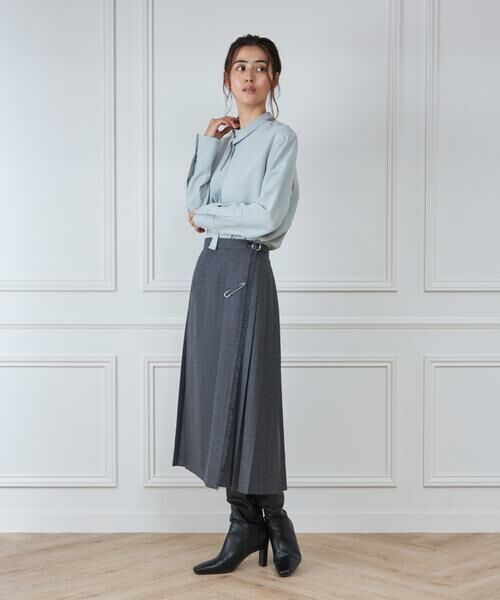 INED / イネド シャツ・ブラウス | スタンドカラーボウタイブラウス | 詳細11