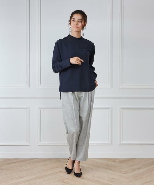 INED / イネド シャツ・ブラウス | スタンドカラーボウタイブラウス | 詳細12