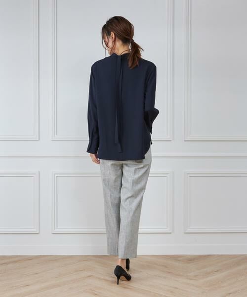 INED / イネド シャツ・ブラウス | スタンドカラーボウタイブラウス | 詳細13
