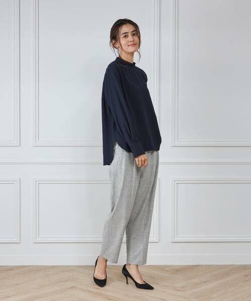 INED / イネド シャツ・ブラウス | スタンドカラーボウタイブラウス | 詳細14