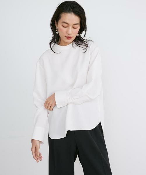 INED / イネド シャツ・ブラウス | スタンドカラーボウタイブラウス | 詳細15