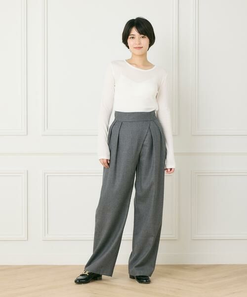 INED / イネド Tシャツ | クルーネックロングスリーブトップス | 詳細8