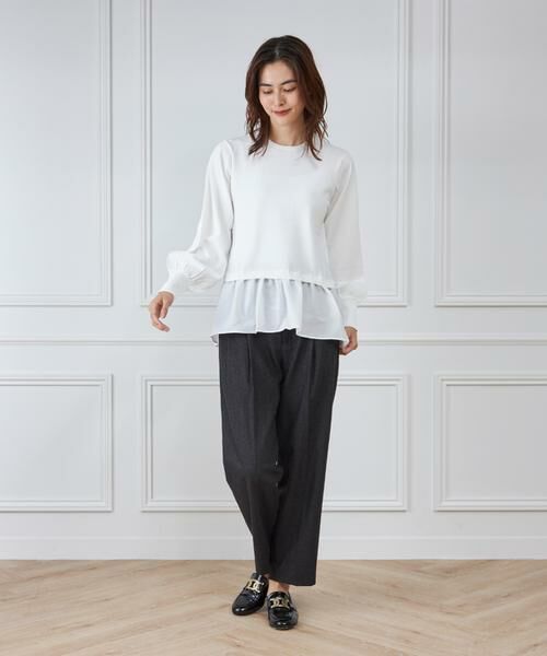 INED / イネド ニット・セーター | 裾フリルニットプルオーバー | 詳細7