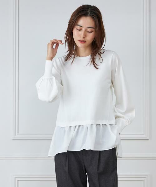 INED / イネド ニット・セーター | 裾フリルニットプルオーバー | 詳細9