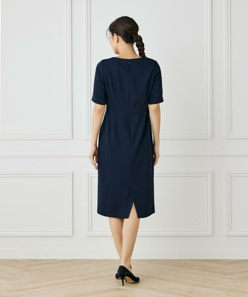 INED / イネド ミニ丈・ひざ丈ワンピース | ダブルストレッチワンピース | 詳細19