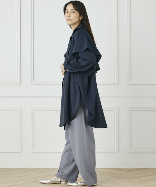 INED / イネド トレンチコート | 《INED CLARO》ドライツイルトレンチ | 詳細10