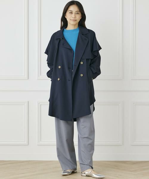 INED / イネド トレンチコート | 《INED CLARO》ドライツイルトレンチ | 詳細8