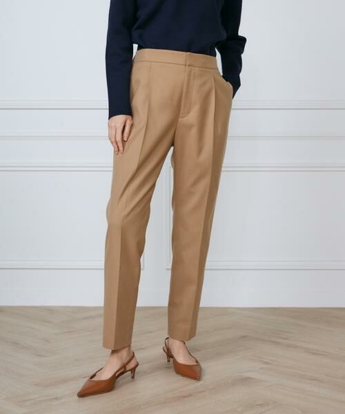 INED / イネド その他パンツ | ワンタックテーパードパンツ | 詳細1