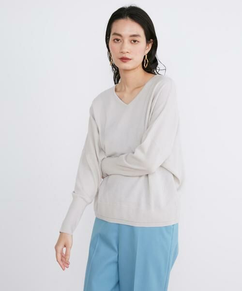 INED / イネド ニット・セーター | Vネックスポンディッシュニット | 詳細15