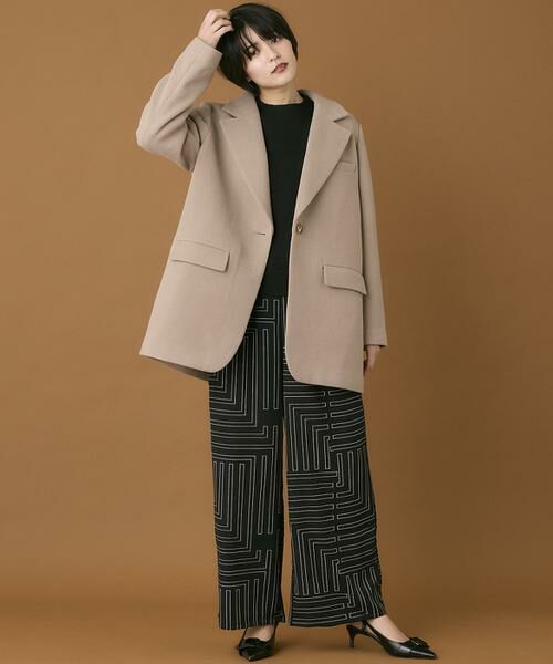 INED / イネド その他アウター | 《INED CLARO》ウールブレンドジャコート | 詳細9