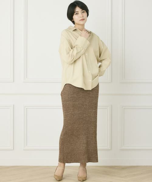 INED / イネド ロング・マキシ丈スカート | 《INED CLARO》ラメニットスカート | 詳細12