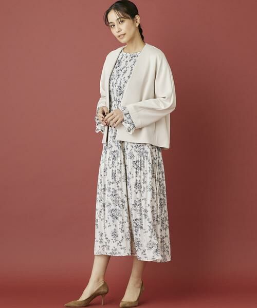 INED / イネド ノーカラージャケット | 《INED CLARO》ダンボールカラーレスジャケット | 詳細18