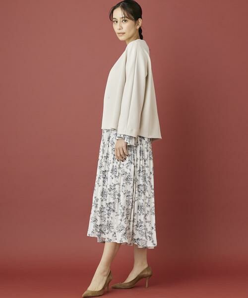 INED / イネド ノーカラージャケット | 《INED CLARO》ダンボールカラーレスジャケット | 詳細20