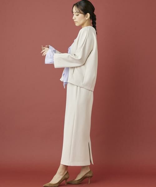 INED / イネド ノーカラージャケット | 《INED CLARO》ダンボールカラーレスジャケット | 詳細23