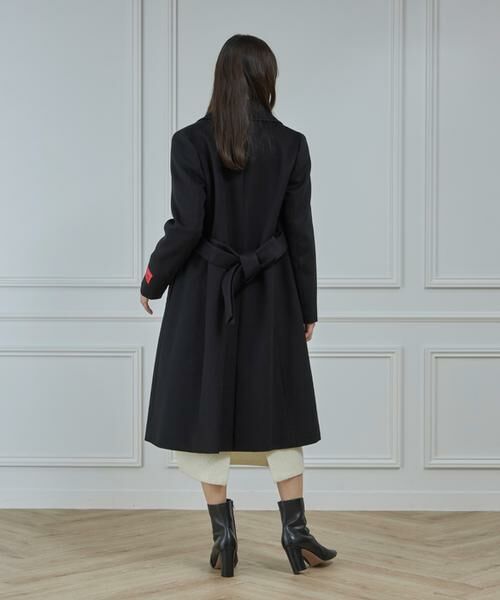 INED / イネド ミニ丈・ひざ丈ワンピース | 《大きいサイズ》圧縮スムースドッキングニットワンピース | 詳細15