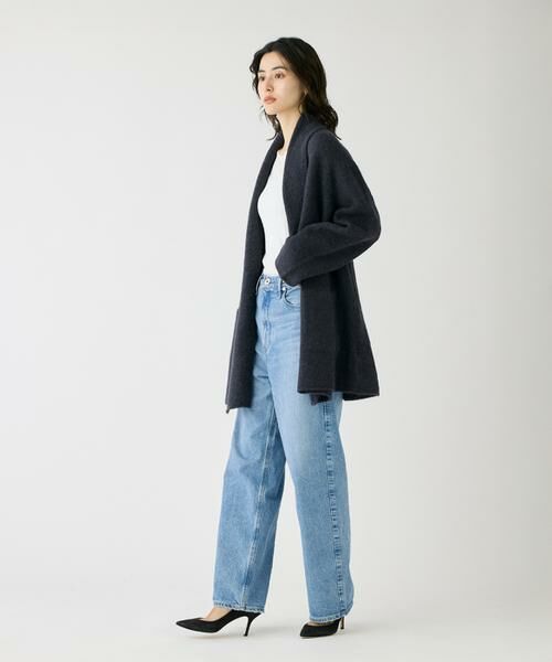 INED / イネド カーディガン・ボレロ | 《大きいサイズ》スーリーアルパカニットカーディガン | 詳細24