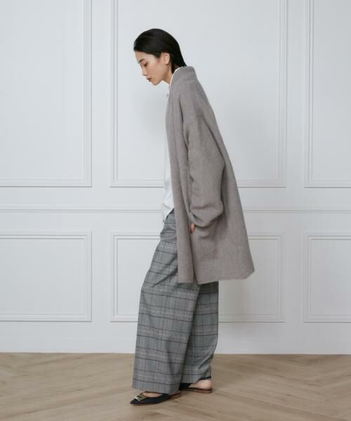 INED / イネド カーディガン・ボレロ | 《大きいサイズ》スーリーアルパカニットカーディガン | 詳細16