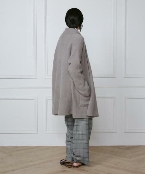 INED / イネド カーディガン・ボレロ | 《大きいサイズ》スーリーアルパカニットカーディガン | 詳細17