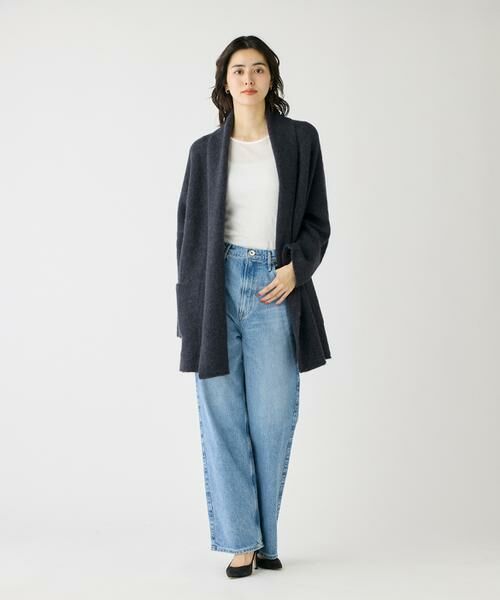 INED / イネド カーディガン・ボレロ | 《大きいサイズ》スーリーアルパカニットカーディガン | 詳細21