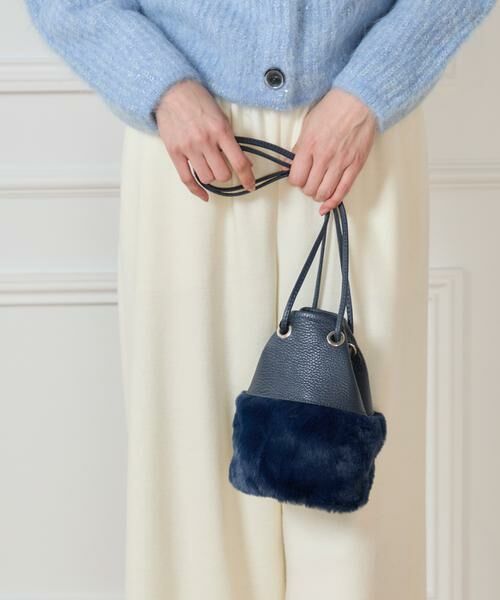 INED / イネド ショルダーバッグ | 《SUPERIOR CLOSET》巾着ショルダーファーバック《MARCO MASI》 | 詳細17